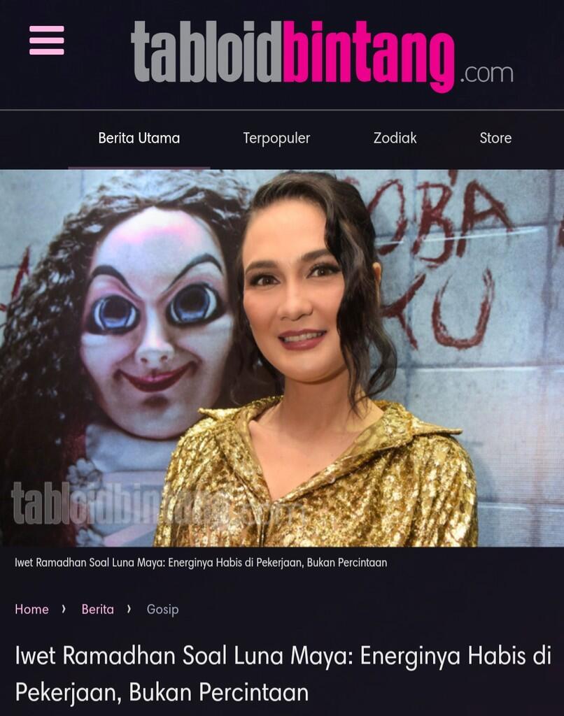 Iwet Ramadhan Soal Luna Maya: Energinya Habis di Pekerjaan, Bukan Percintaan
