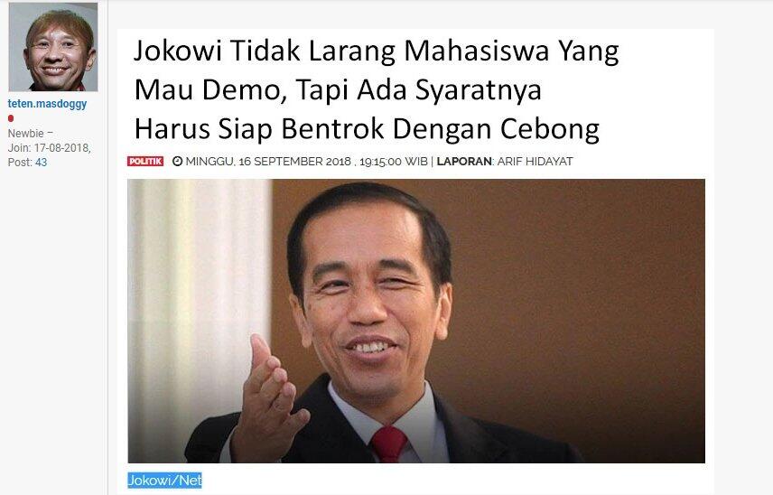 Massa Pro Jokowi Diklaim Ikut Terluka Saat Demo di Medan