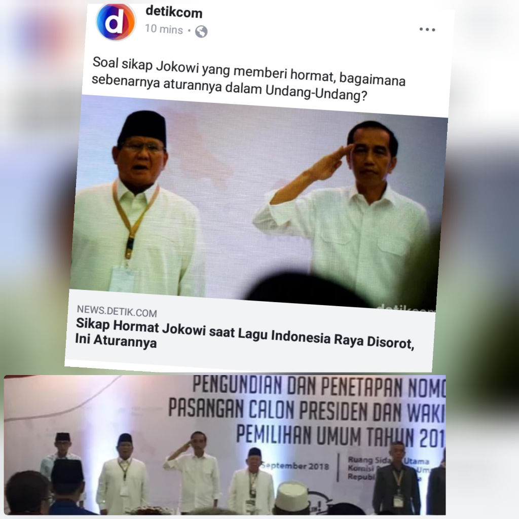 Soal Jokowi Hormat Saat Lagu Indonesia Raya, PDIP: Kesalahan Minor

