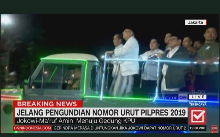 Terbongkar! Naik Mobil Klasik ke KPU, Rupanya Land Rover Jokowi-Ma'ruf Nunggak Pajak
