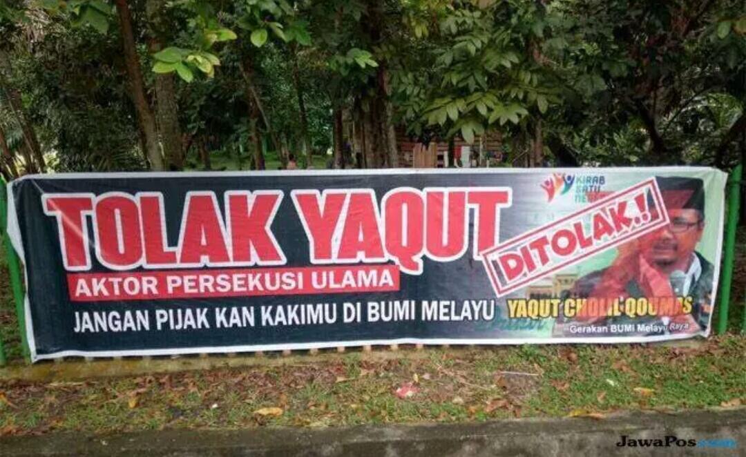 Pascadugaan Persekusi UAS, Yaqut Cholil Ditolak di Pekanbaru