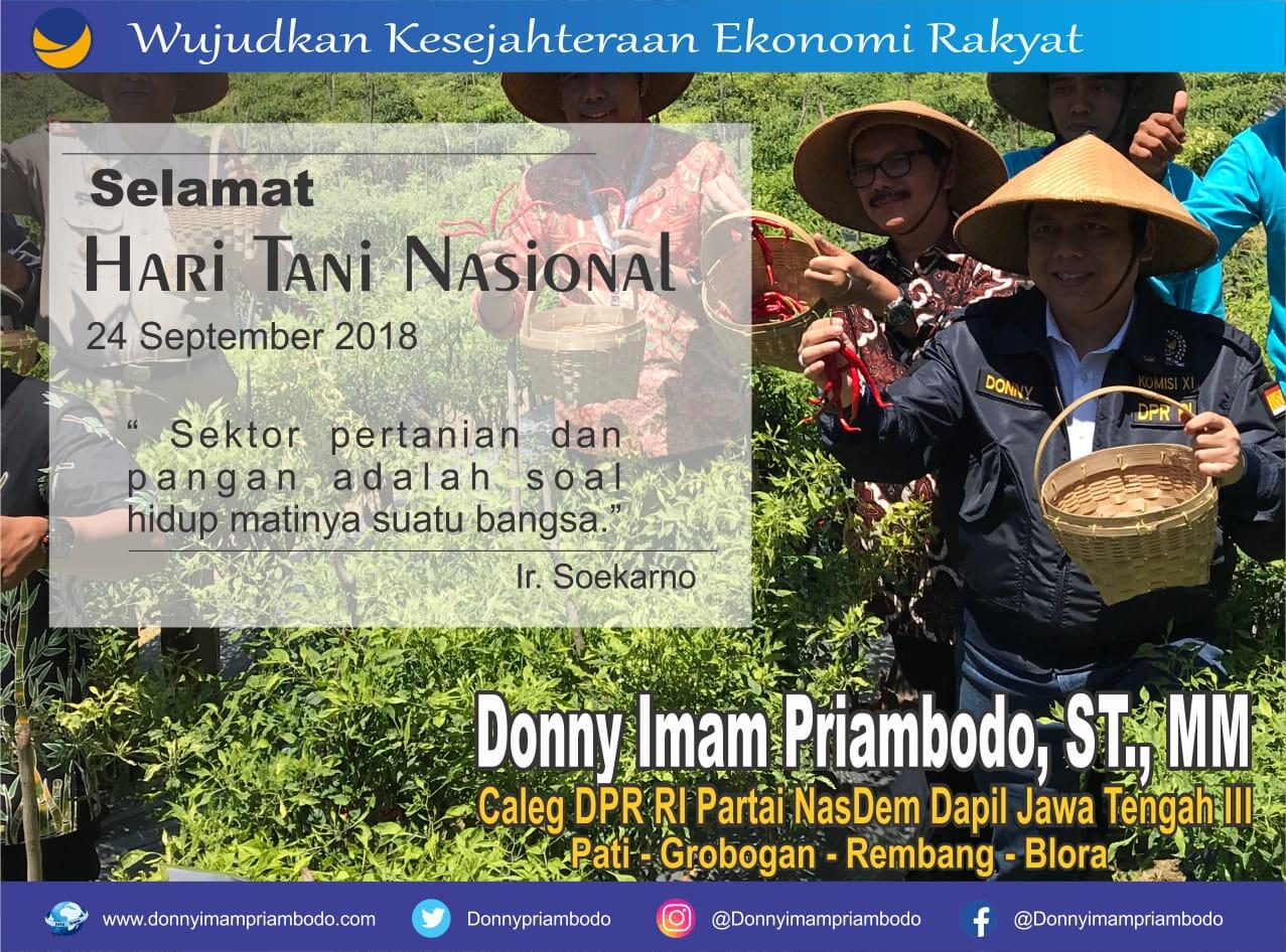 di Hari Tani Nasional: Para Petani Harus Lebih Diperhatikan Dan Difasilitasi