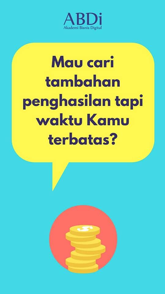 Dapatkan tambahan penghasilan mu di Sini