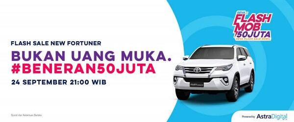 50 Juta Rupiah Bisa Bawa Pulang Toyota All New Fortuner di Flash Sale Kedua Seva.id