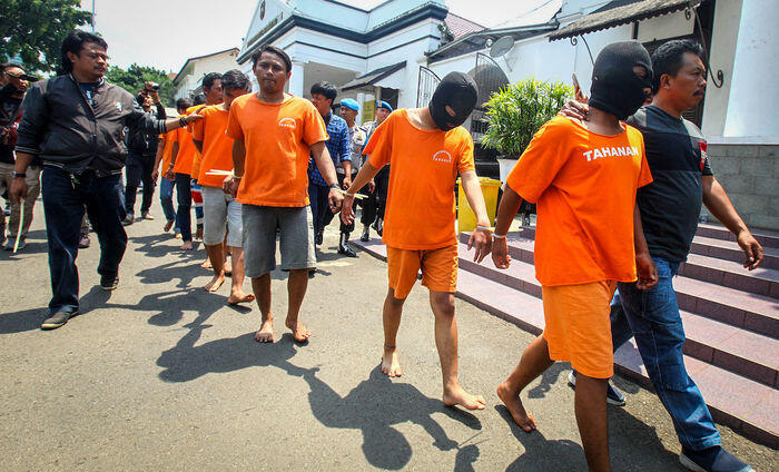 8 Terduga pembunuh suporter Persija ditangkap