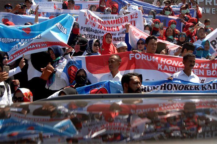 Honorer K2 tetap memperjuangkan kursi CPNS tanpa tes