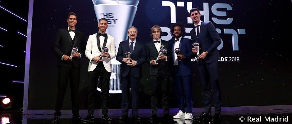 Ramos, Marcelo, Varane dan Modric, Sebelas Pemain Dunia menurut FIFA FIFPro 2018