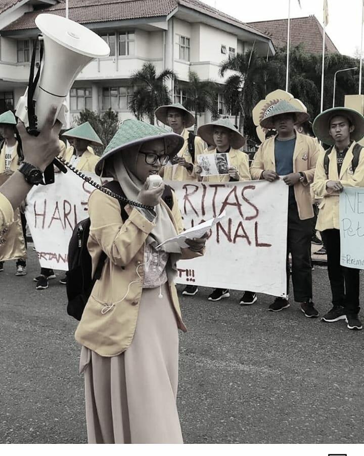 Mahasiswa di Penjuru RI Demo Impor Beras, Bakar Patung Mendag