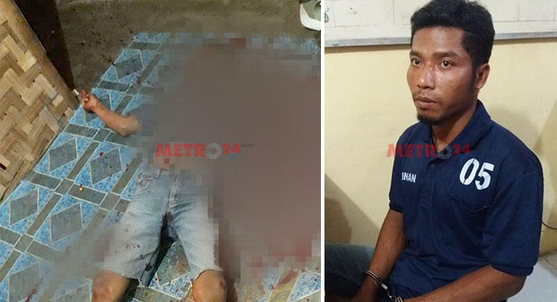 Emosi, Suami Tikam Selingkuhan Istri hingga Tewas Bersimbah Darah dan Usus Terburai