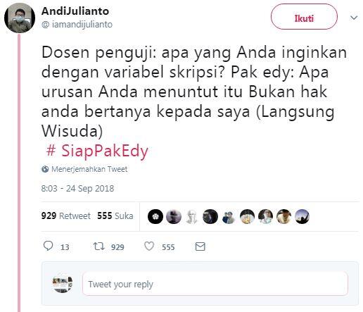10 Meme Cuitan #SiapPakEdy, Terkait Jawaban Ketum PSSI saat Diwawancarai