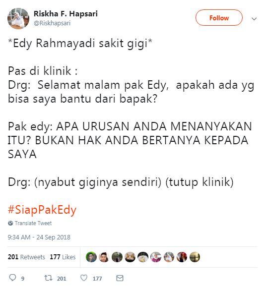 10 Meme Cuitan #SiapPakEdy, Terkait Jawaban Ketum PSSI saat Diwawancarai