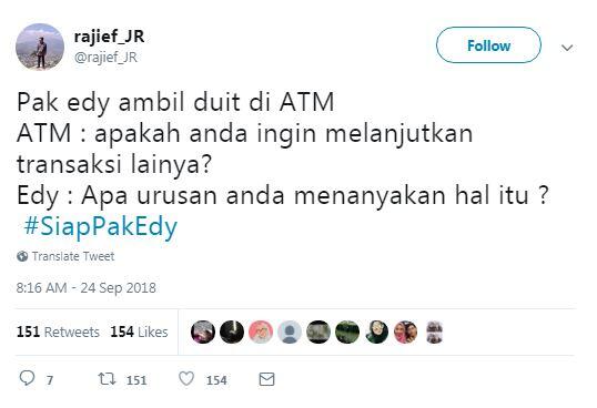 10 Meme Cuitan #SiapPakEdy, Terkait Jawaban Ketum PSSI saat Diwawancarai