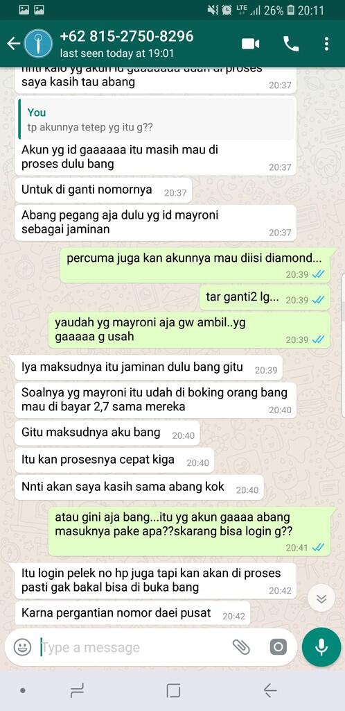 PENIPU PENJUAL AKUN BIGO +6281527508296