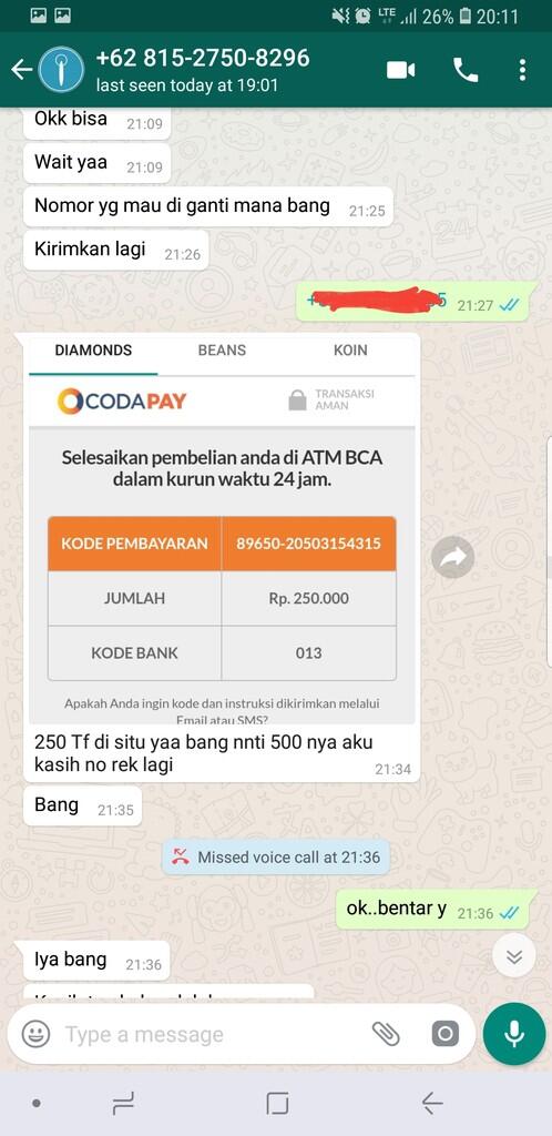 PENIPU PENJUAL AKUN BIGO +6281527508296