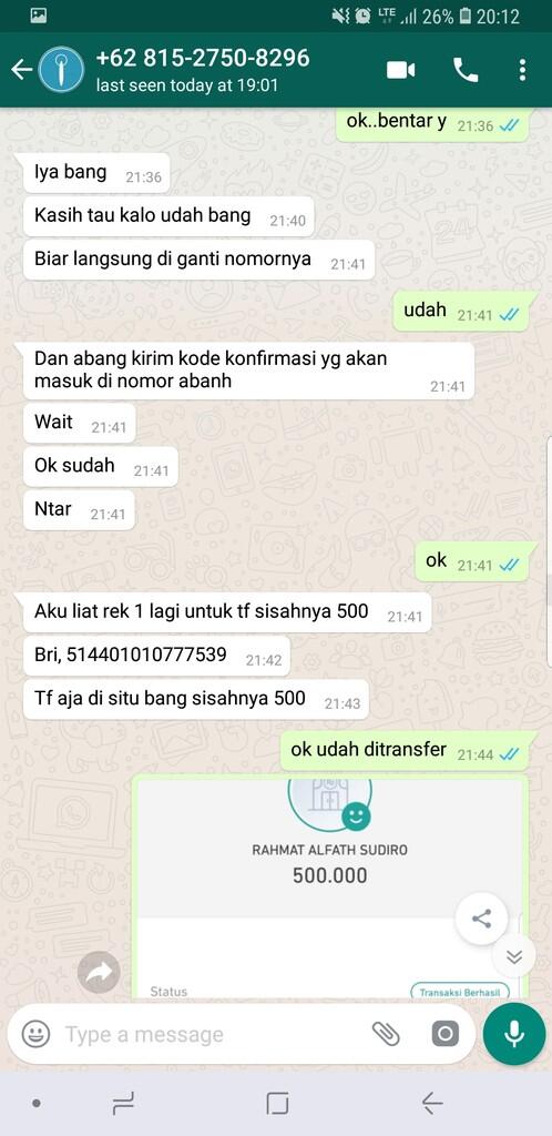 PENIPU PENJUAL AKUN BIGO +6281527508296