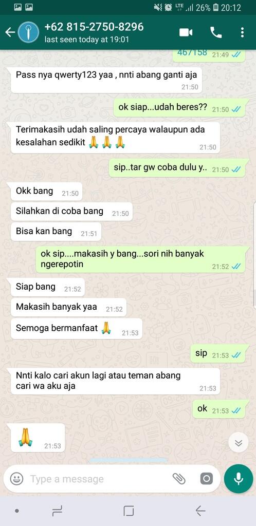 PENIPU PENJUAL AKUN BIGO +6281527508296