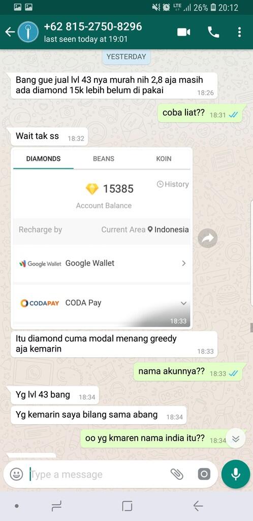 PENIPU PENJUAL AKUN BIGO +6281527508296