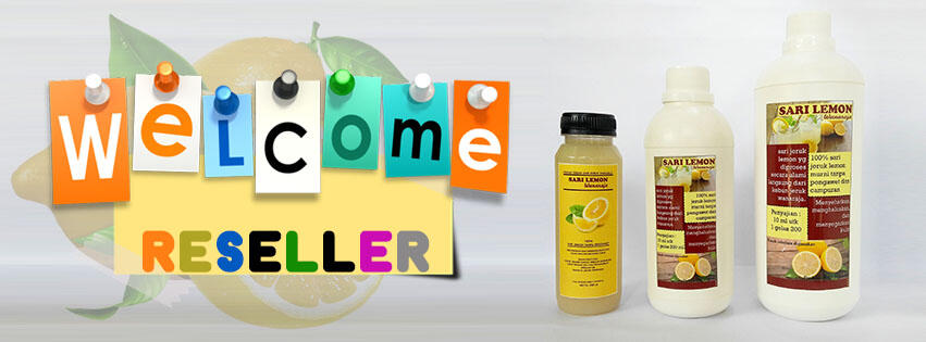 DICARI RESELLER SARI LEMON WANARAJA ( PERASAN LEMON ORGANIK 100% MURNI )