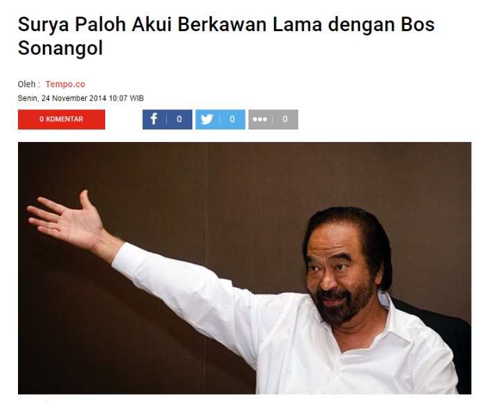 Surya Paloh Akan Mundur dari Ketum jika Nasdem Tak Raih Tiga Besar