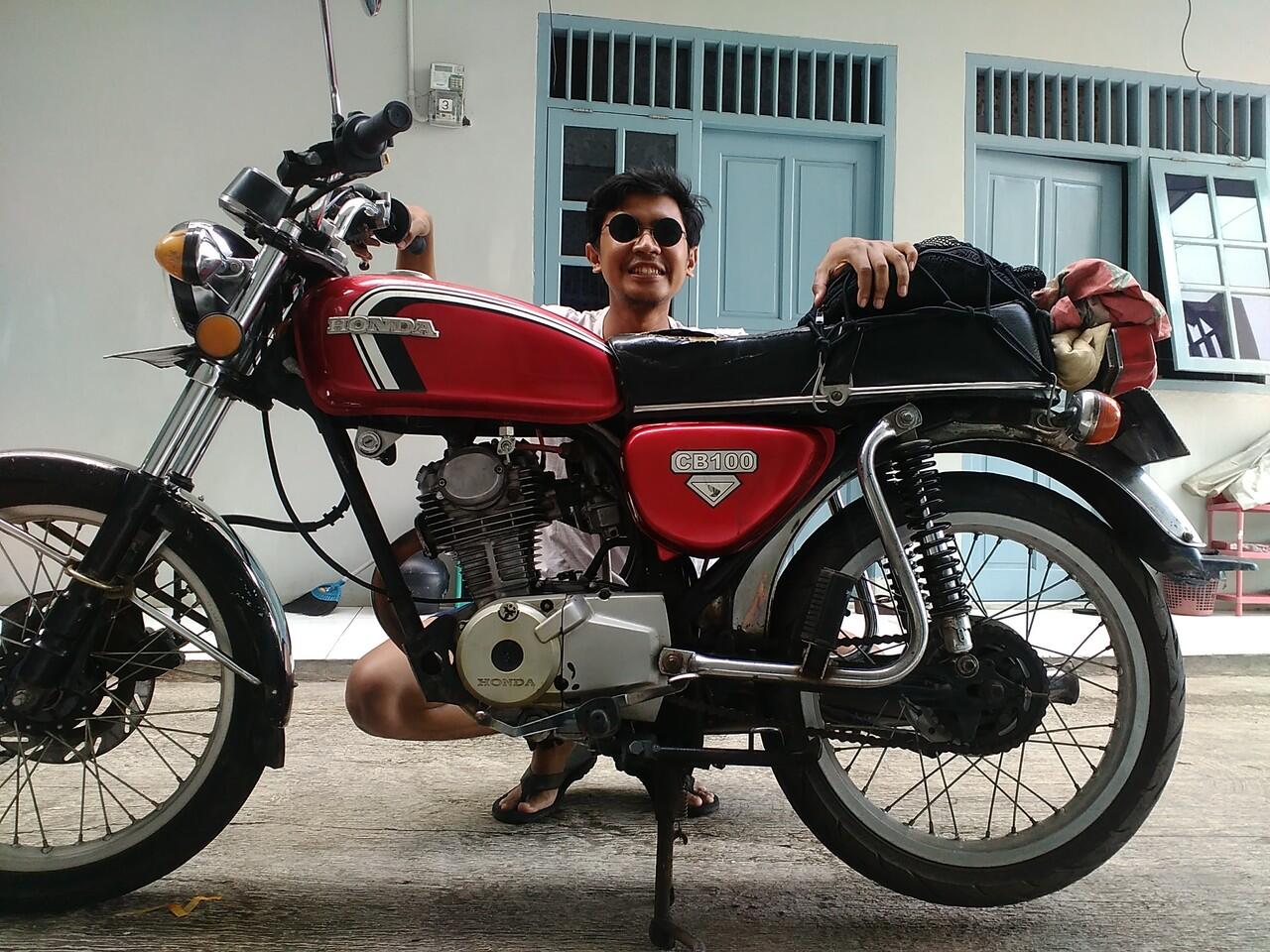 #Aslinya Lo, Masih Bersama Honda CB 100 - K3 tahun 1978 yang selalu menjadi cerita .