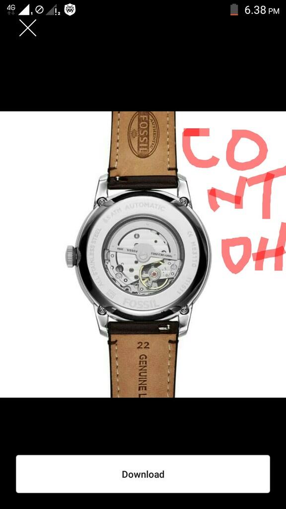 Balasan dari All About Fossil Watch 
