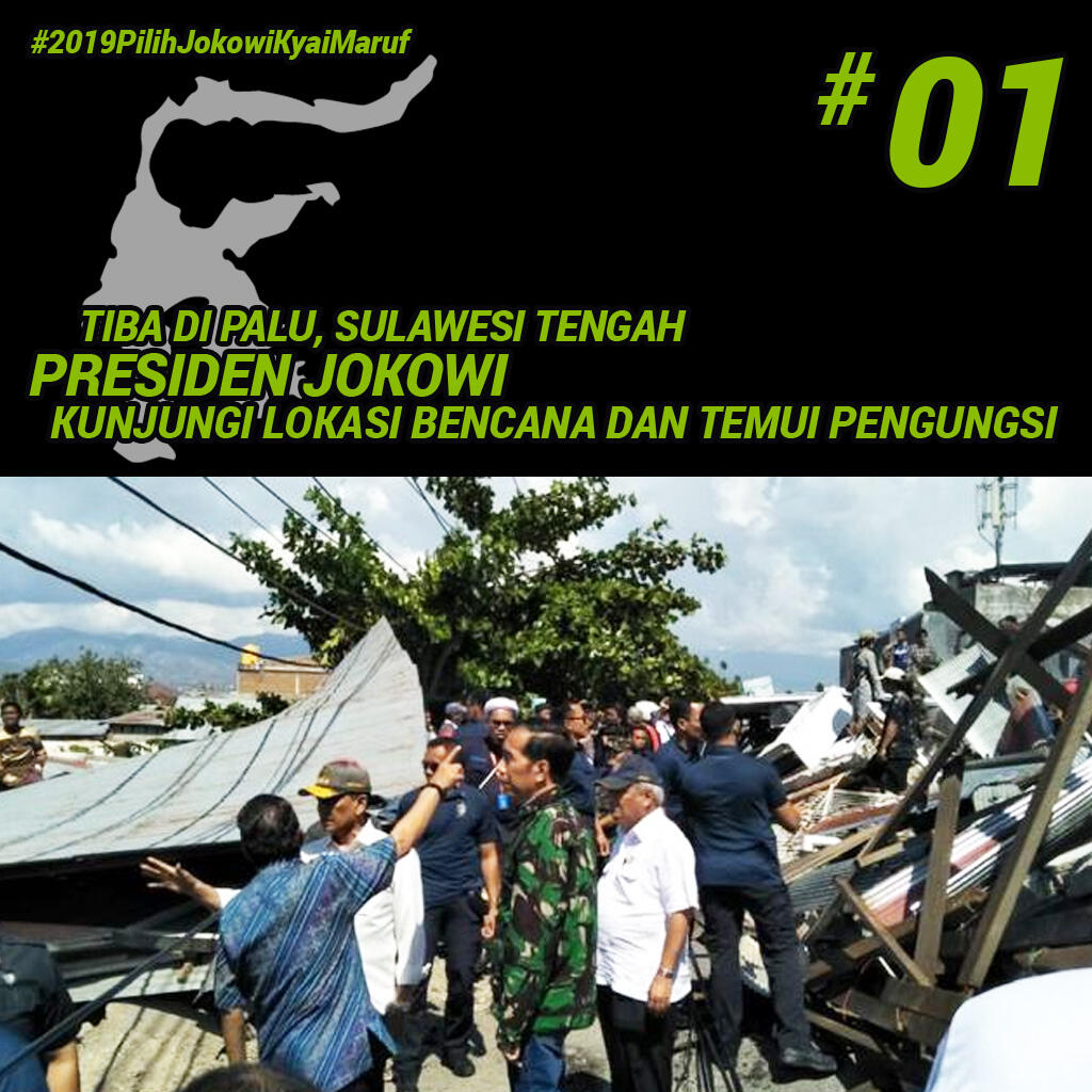 Tiba di Palu, Jokowi Langsung Gelar Rapat Terbatas