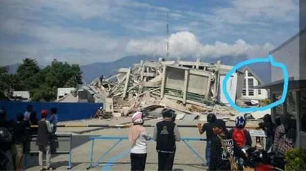 Gereja Ini Berdiri Kokoh Meski Palu Diguncang Gempa, Hotel di Sebelahnya Rata Tanah