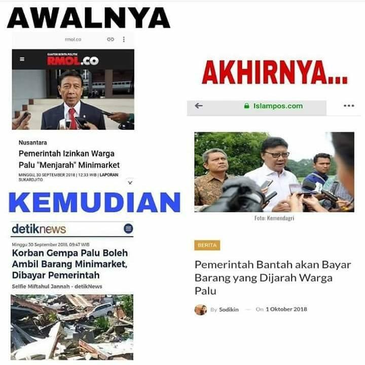 FPI Bantah Gerak Cepat Relawannya di Palu Disebut Hoaks