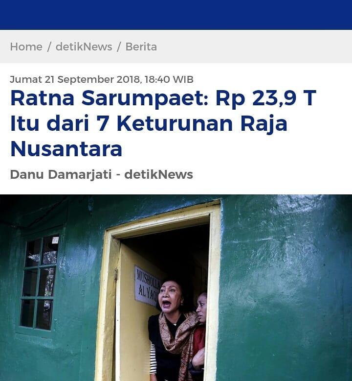 Terbongkar ini Jejak Digital Ratna Sarungkampret 21-22 September 2018