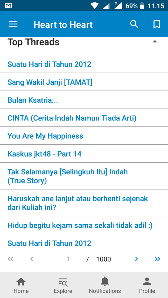 Suatu Hari di Tahun 2012