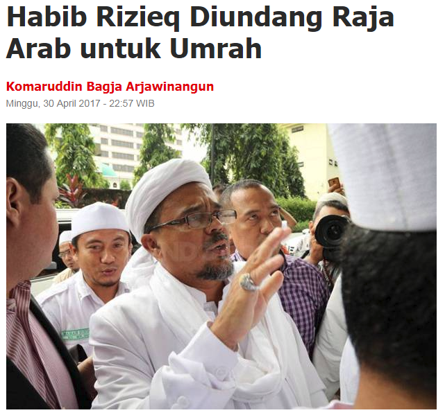 Dubes RI: Habib Rizieq Bisa Minta Amnesti Biar Tak Didenda Arab Saudi