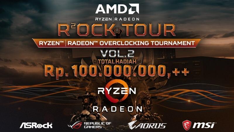Yuk Ikuti Turnamen Overclocking AMD ROCK TOUR VOL. 2 Total Hadiah >100 JUTA RUPIAH!
