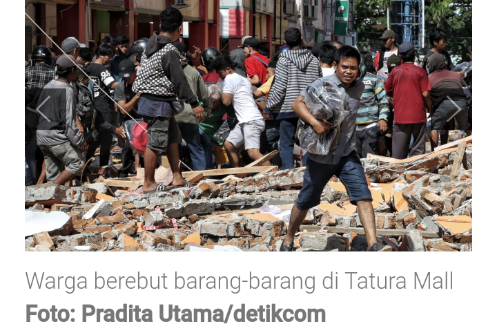 Mahar Korban Gempa Pun Lenyap Dijarah