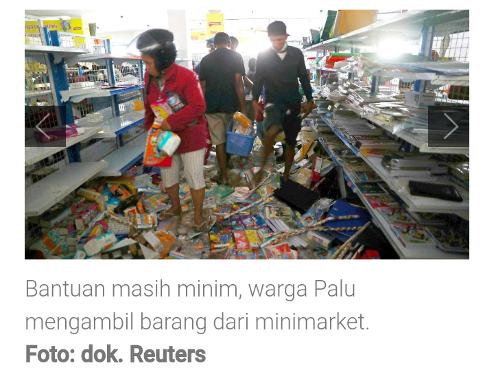 Mahar Korban Gempa Pun Lenyap Dijarah