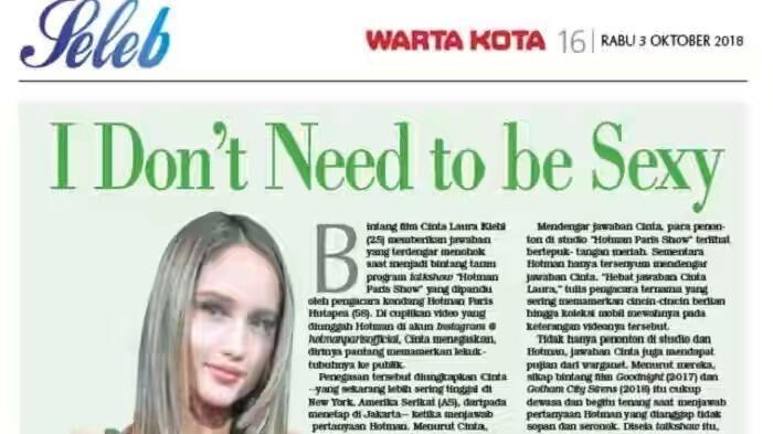 Cinta Laura: I Don’t Need to be Sexy