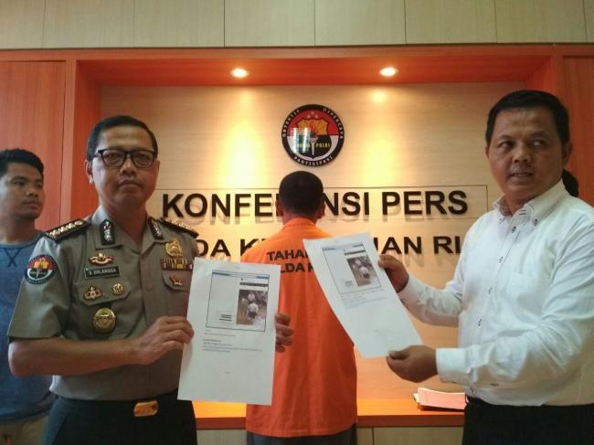 Joni Terciduk Cyber Crime Polda Kepri Usai Sebar Konten Hoax