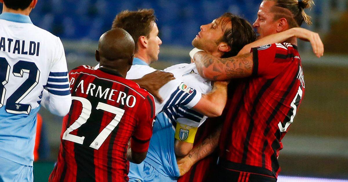 Deretan Aksi Brutal dan Ribut Pemain Serie A, Parah Asli Gan!