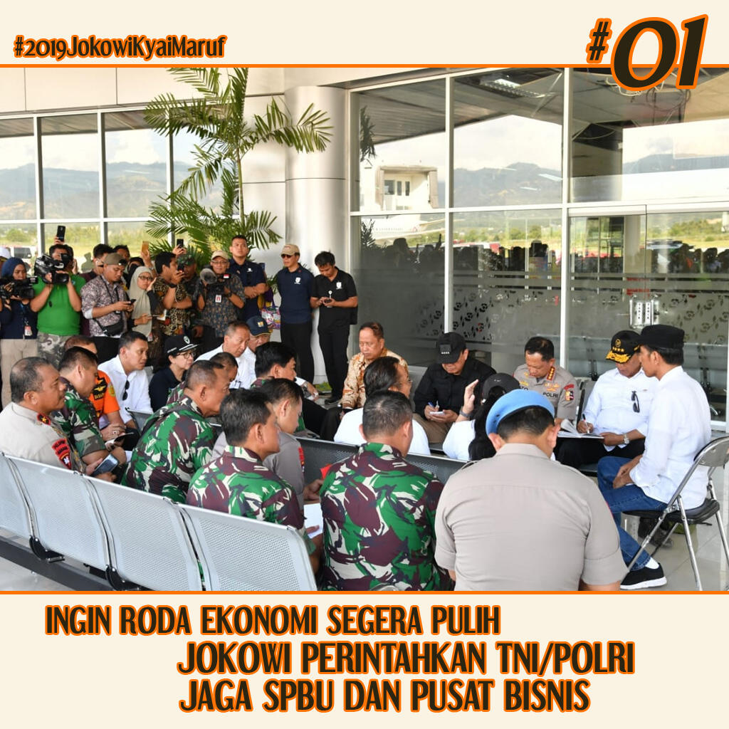 Gelar Ratas di Palu, Jokowi Evaluasi Penanganan Pasca Gempa