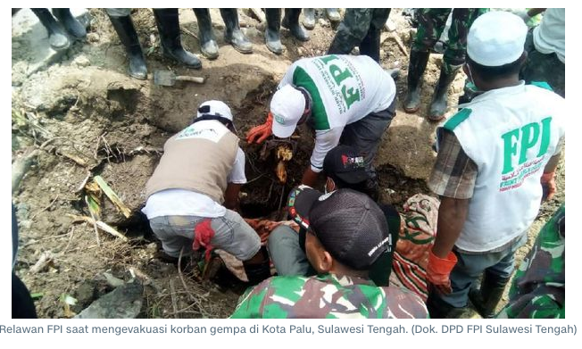 Semangat Relawan dan Kecewa FPI Foto Gerak Cepat Disebut Hoax