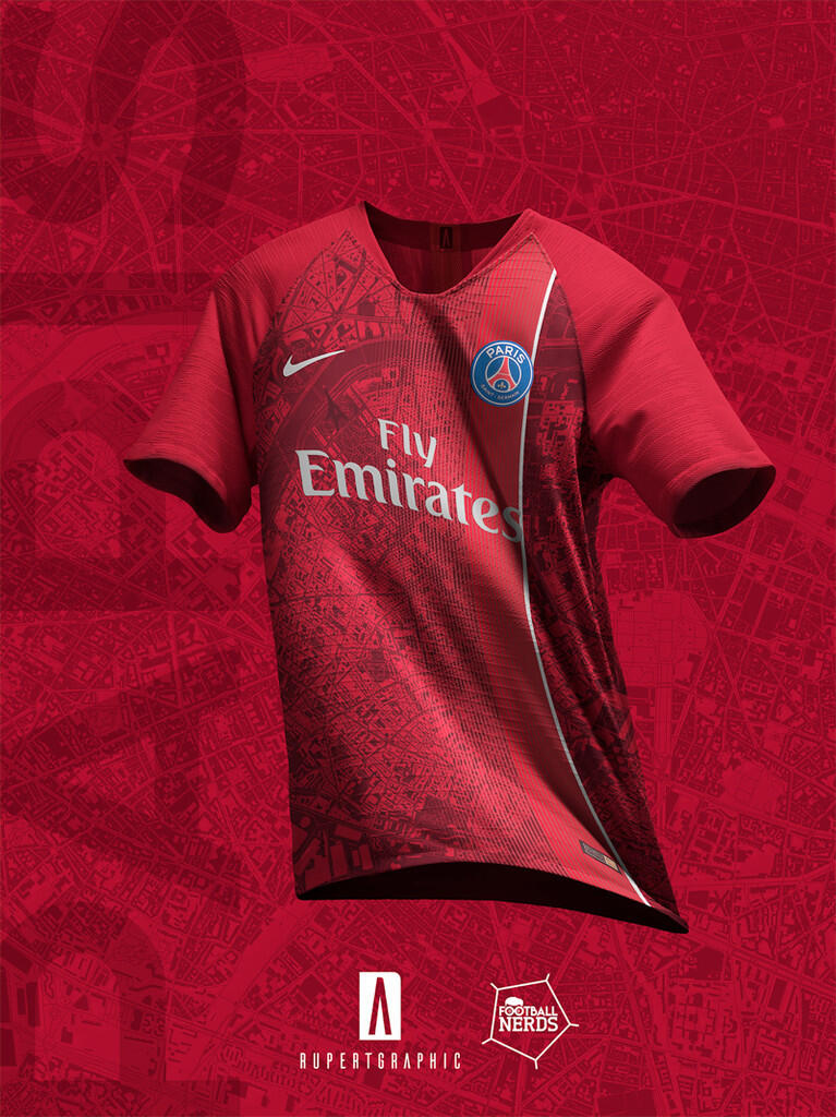 Mantul...! Nih 4 Jersey Konsep PSG Musim Depan