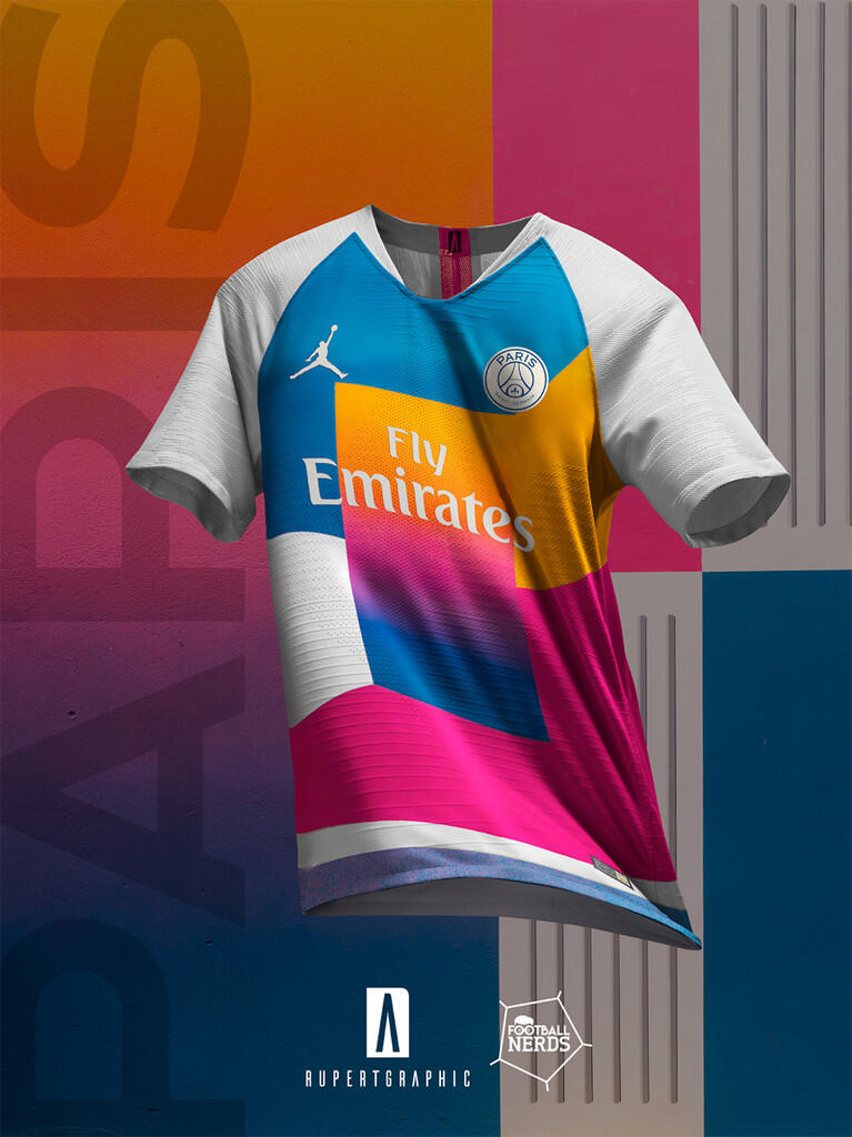 Mantul...! Nih 4 Jersey Konsep PSG Musim Depan