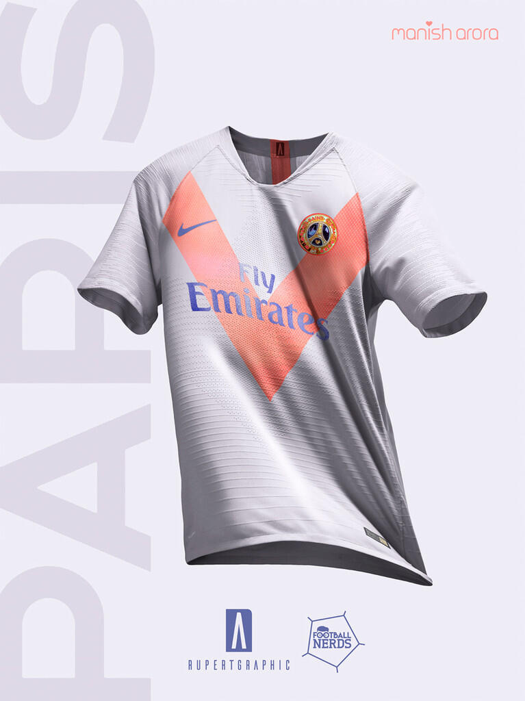 Mantul...! Nih 4 Jersey Konsep PSG Musim Depan