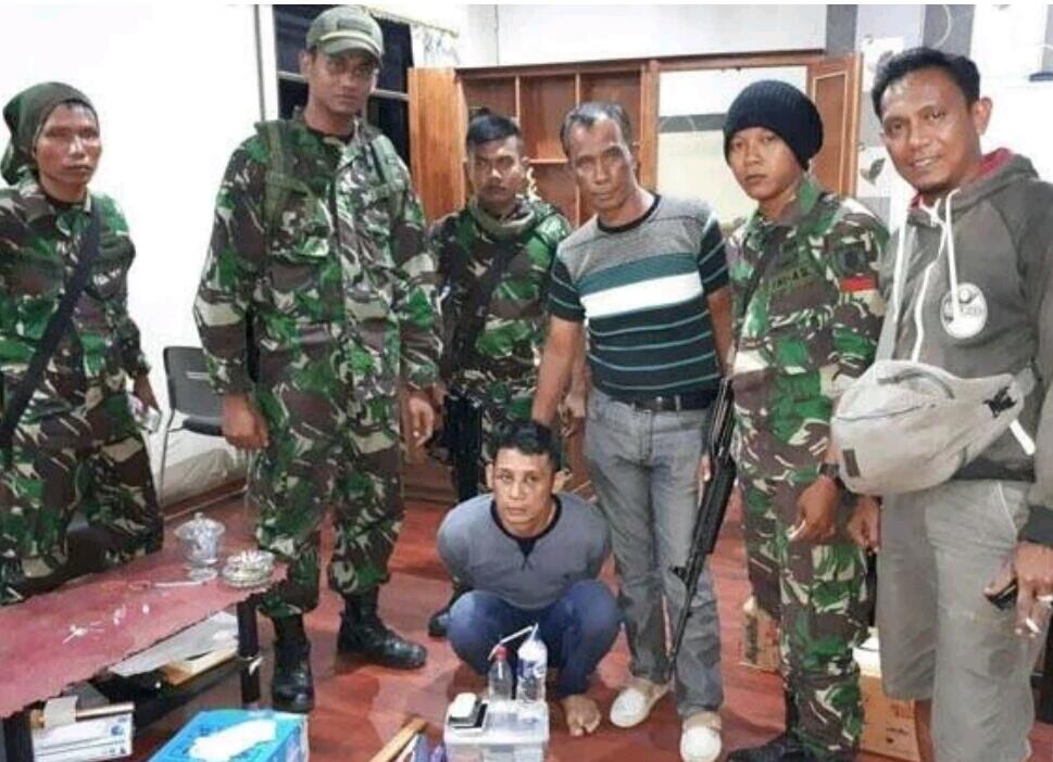 Pasukan Raider Tangkap Pengedar Sabu di Lokasi Bencana Palu