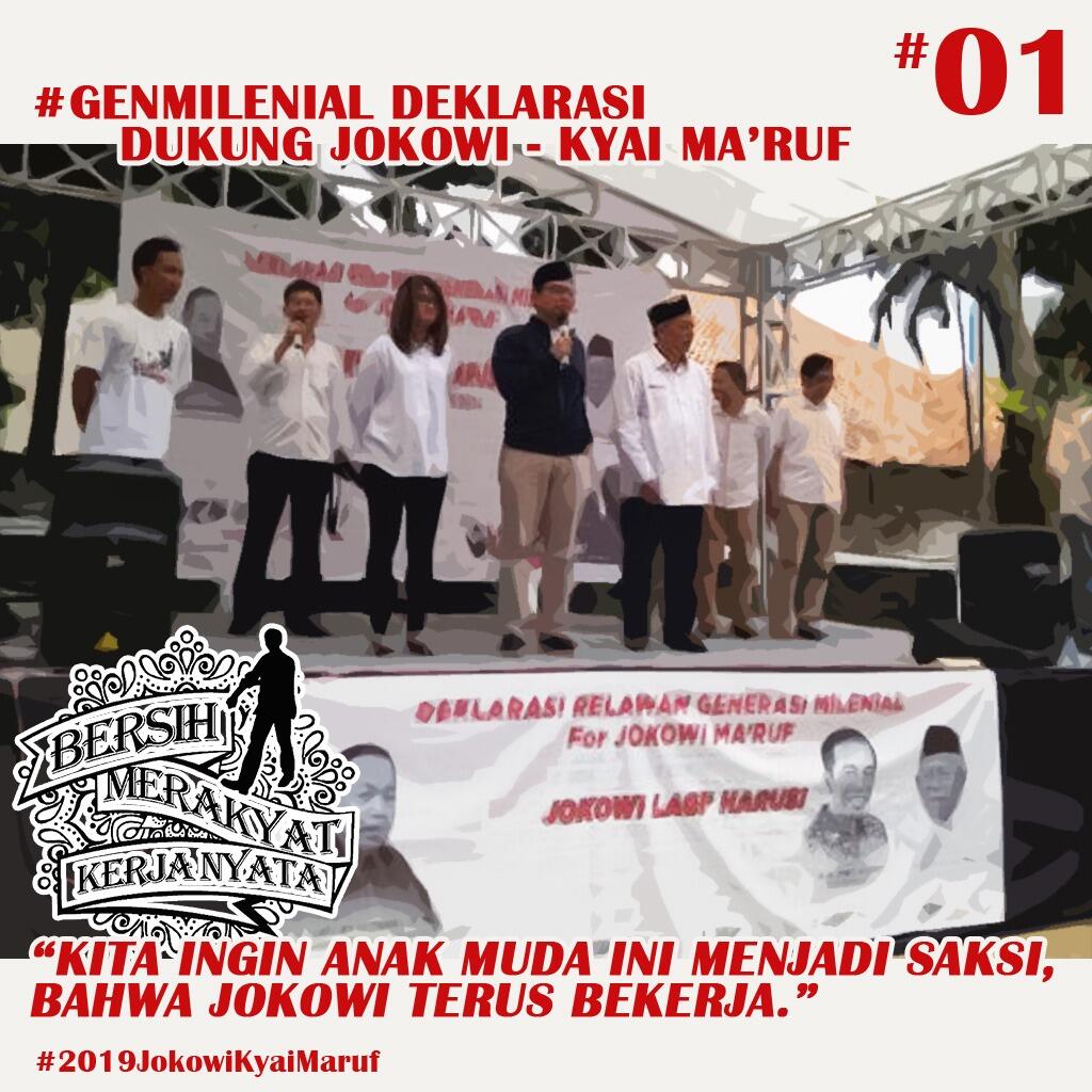 Didukung #GenMilenial, Timses Jokowi Bidik Kuasai Dunia Maya