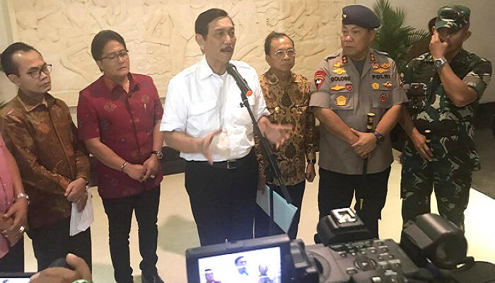 Luhut dan Sri Mulyani Tinjau Persiapan IMF-World Bank 2018