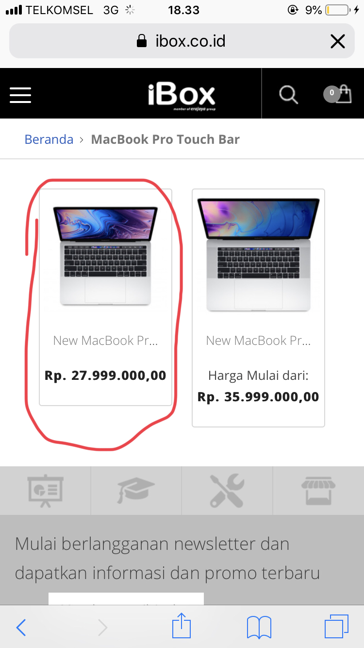 Mau tanya gan, apakah aman beli mecbook di counter tidak resmi?