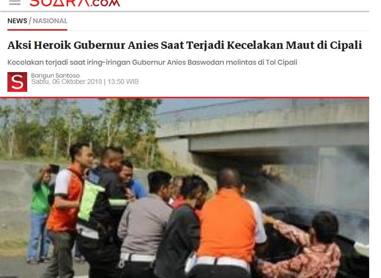 Peserta Tea Walk Pemprov DKI Alami Kecelakaan di Tol Cipali Ternyata Kepala Sekolah