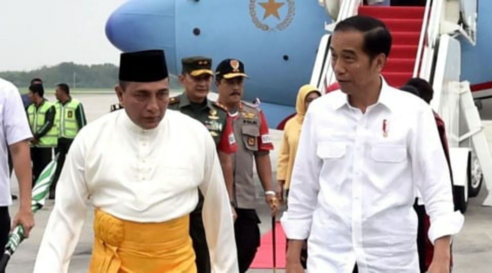 Disambut Edy Rahmayadi, Jokowi Tiba di Medan Untuk Buka MTQ Nasional
