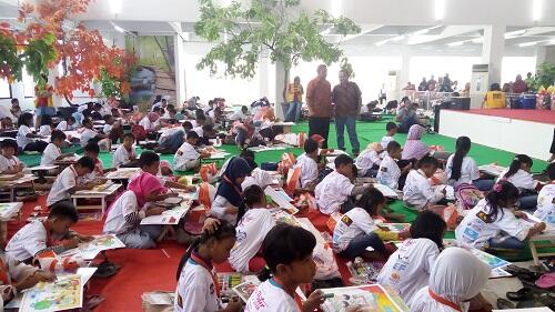 QR Code Bantu Registrasi Ulang Acara Lomba Mewarnai dan Menggambar