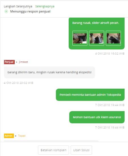 WASPADA PENIPUAN ASURANSI TOKOPEDIA DAN TOKIO MARINE !!!